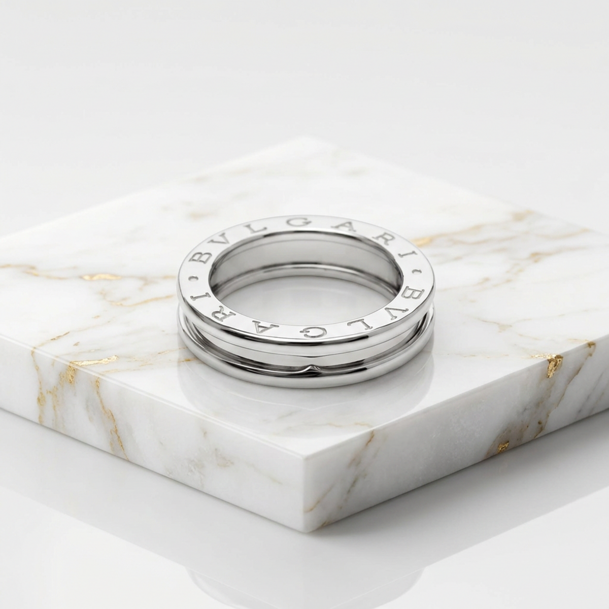 PRE-OWNED Bvlgari B.zero1 · 18K White Gold
