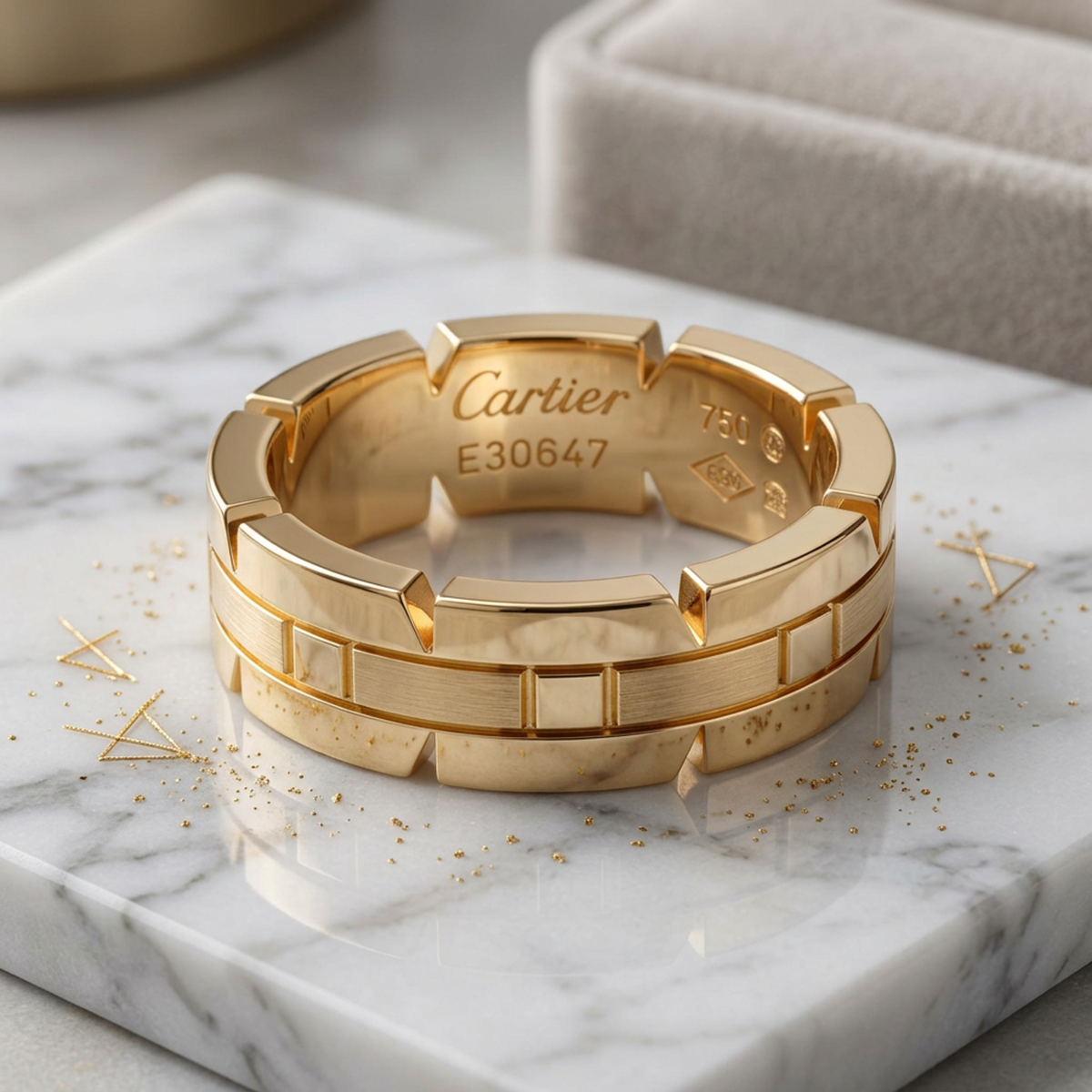 PRE-OWNED Cartier Tank Française · Rose Gold Size 5.75