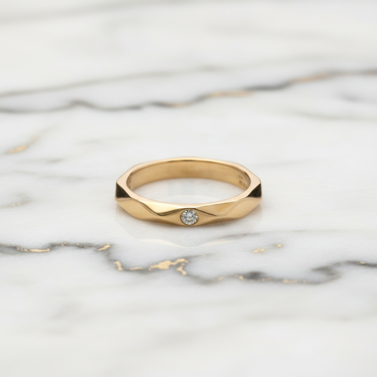 PRE-OWNED Boucheron Facette · Diamond · Rose Gold