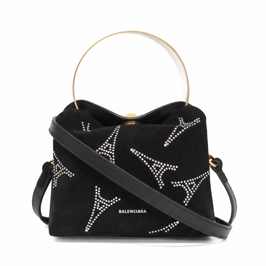PRE-OWNED Balenciaga · Rhinestone Suede