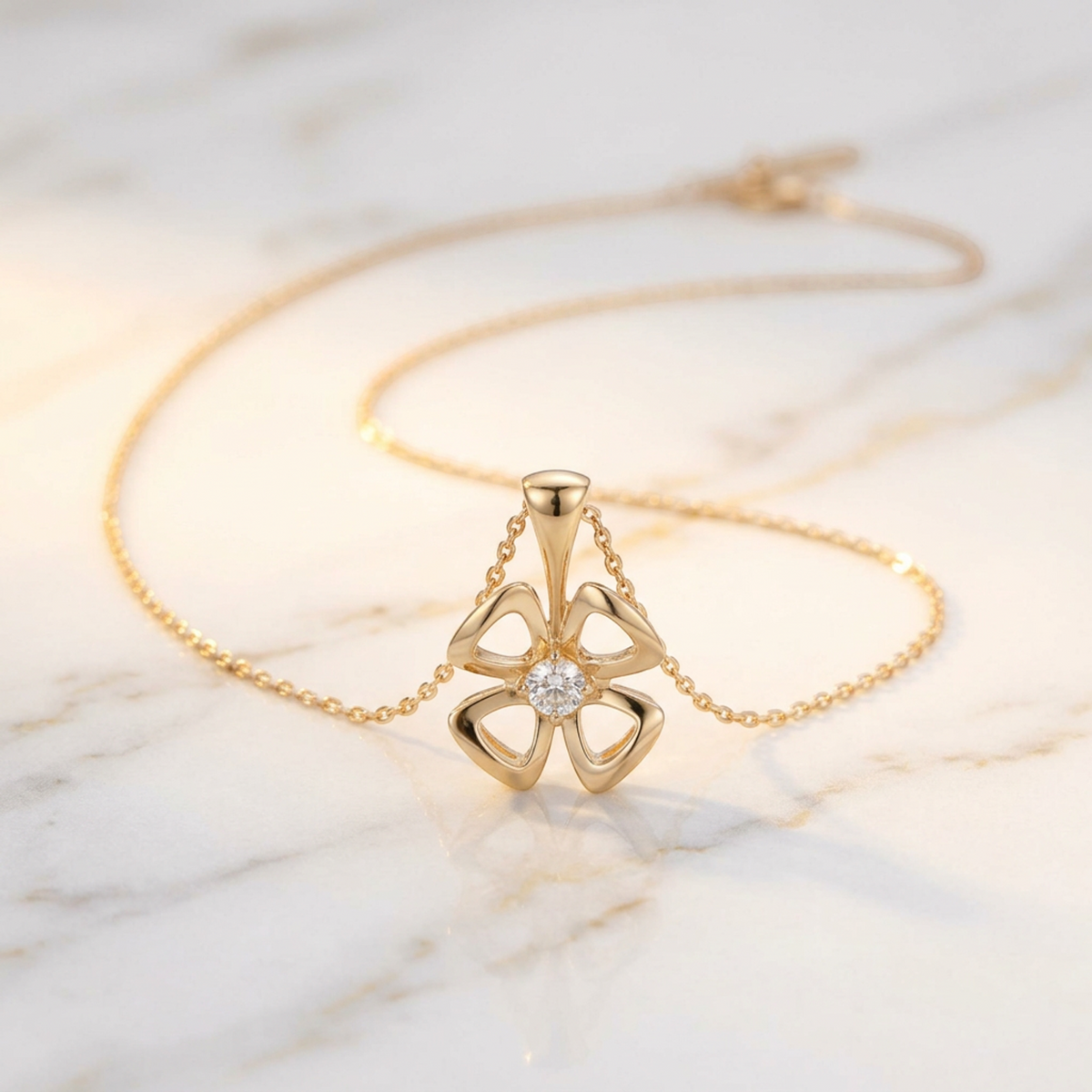 PRE-OWNED Bvlgari Fiorever · Diamond · Rose Gold