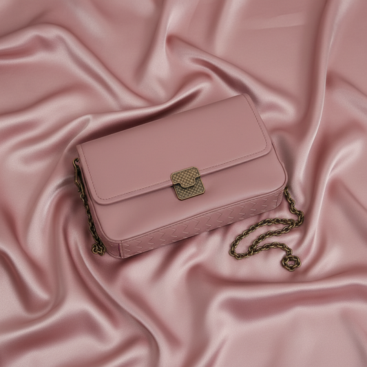 PRE-OWNED Bottega Veneta Intrecciato · Chain Mini