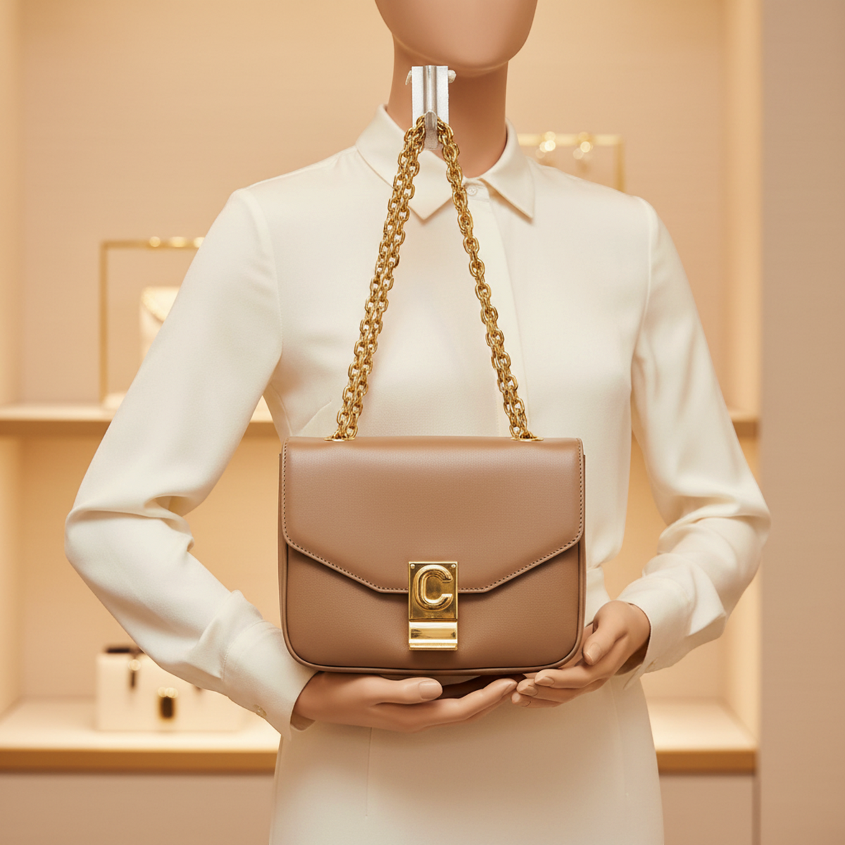 PRE-OWNED Celine C Small · Chain Shoulder