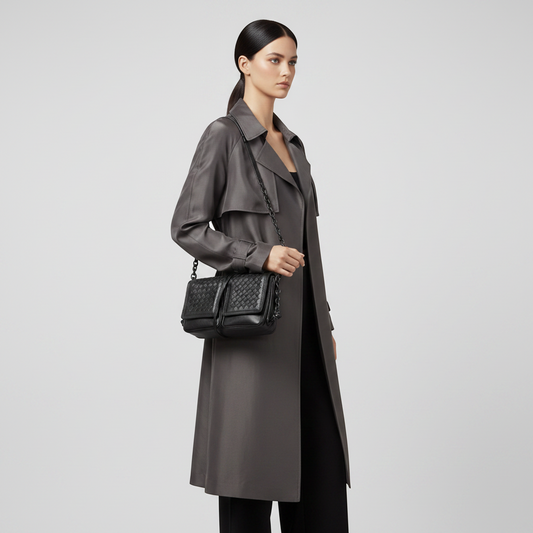 PRE-OWNED Bottega Veneta Intrecciato · Leather