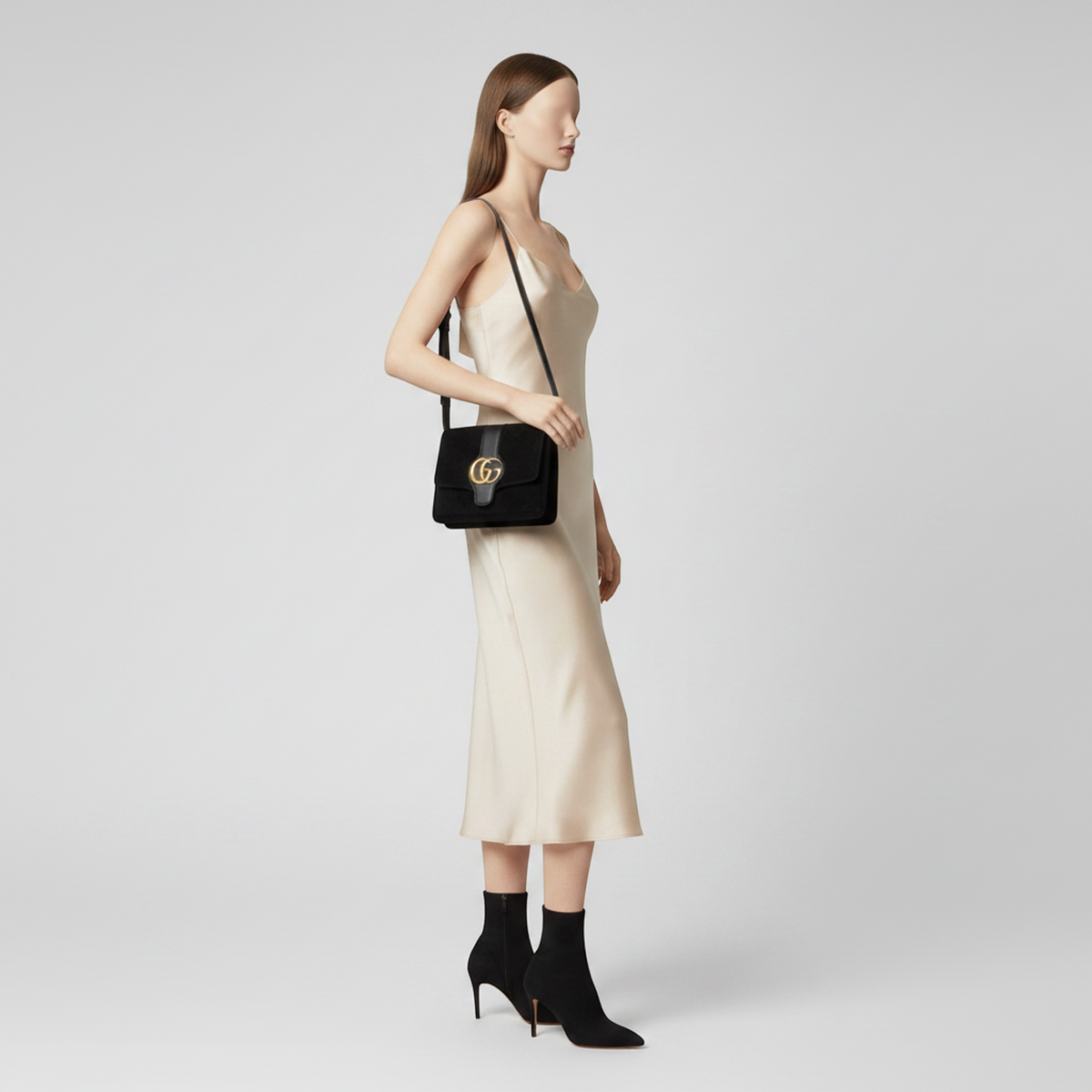 PRE-OWNED Gucci Arli · Suede Leather