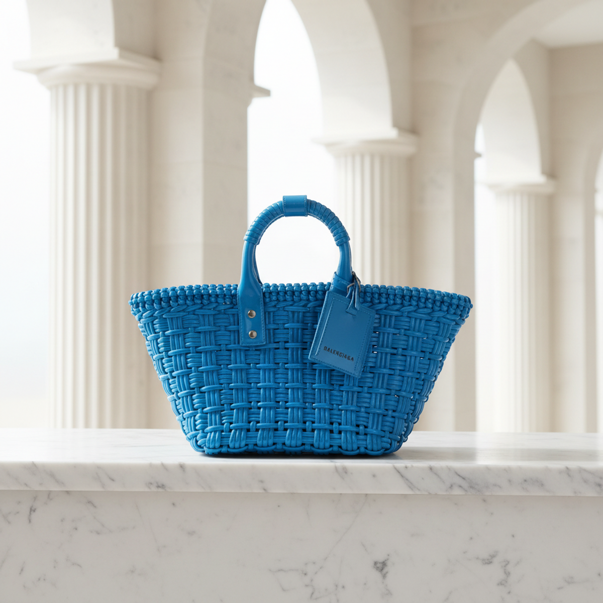PRE-OWNED Balenciaga Bistro XS · Enamel Leather