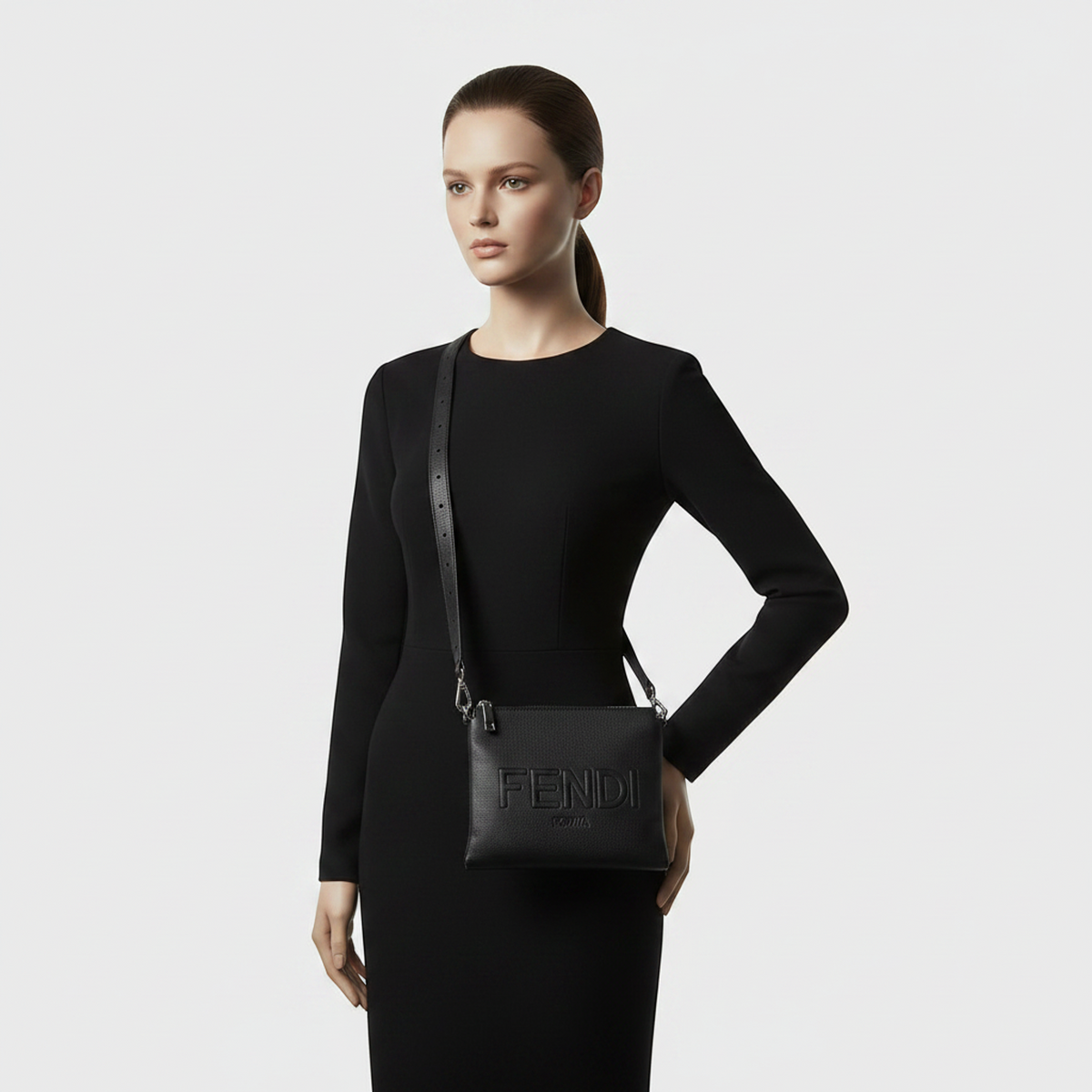 PRE-OWNED Fendi · Leather Shoulder Bag