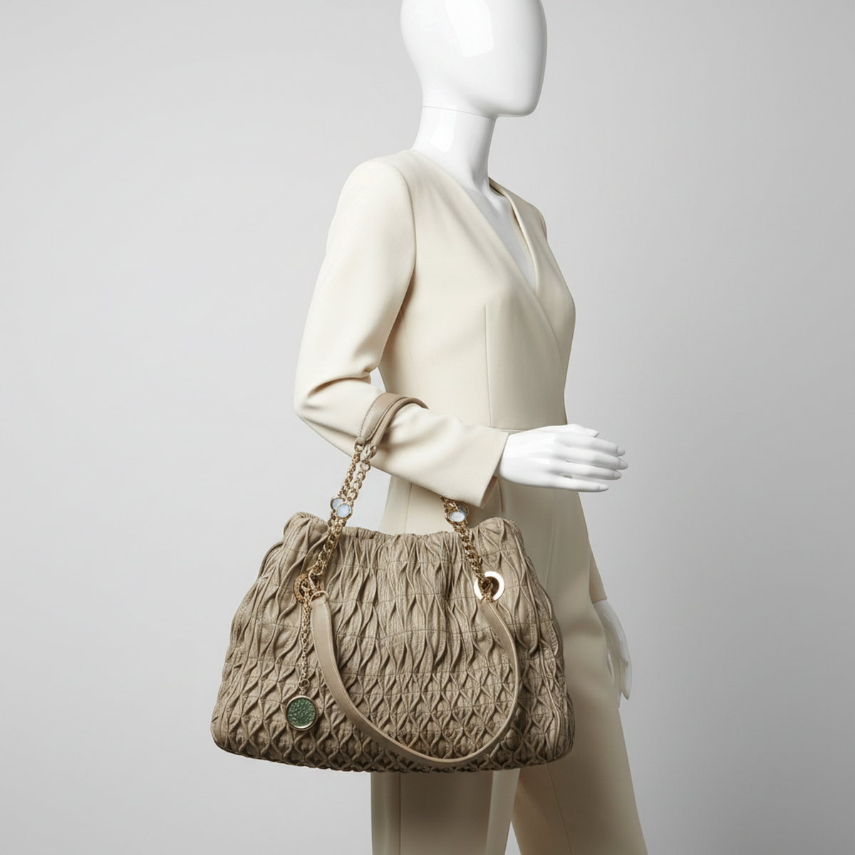 PRE-OWNED Bvlgari Monete · Leather Tote