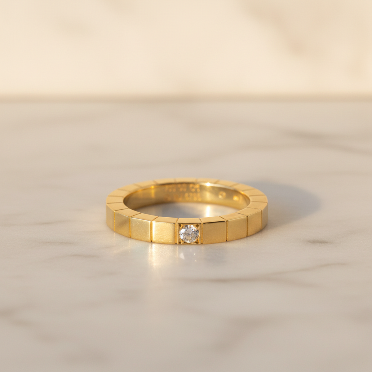 PRE-OWNED Cartier Lanieres · 18K Yellow Gold · Diamond
