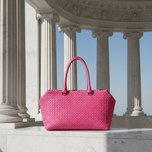 PRE-OWNED Bottega Veneta Intrecciato · Boston Bag