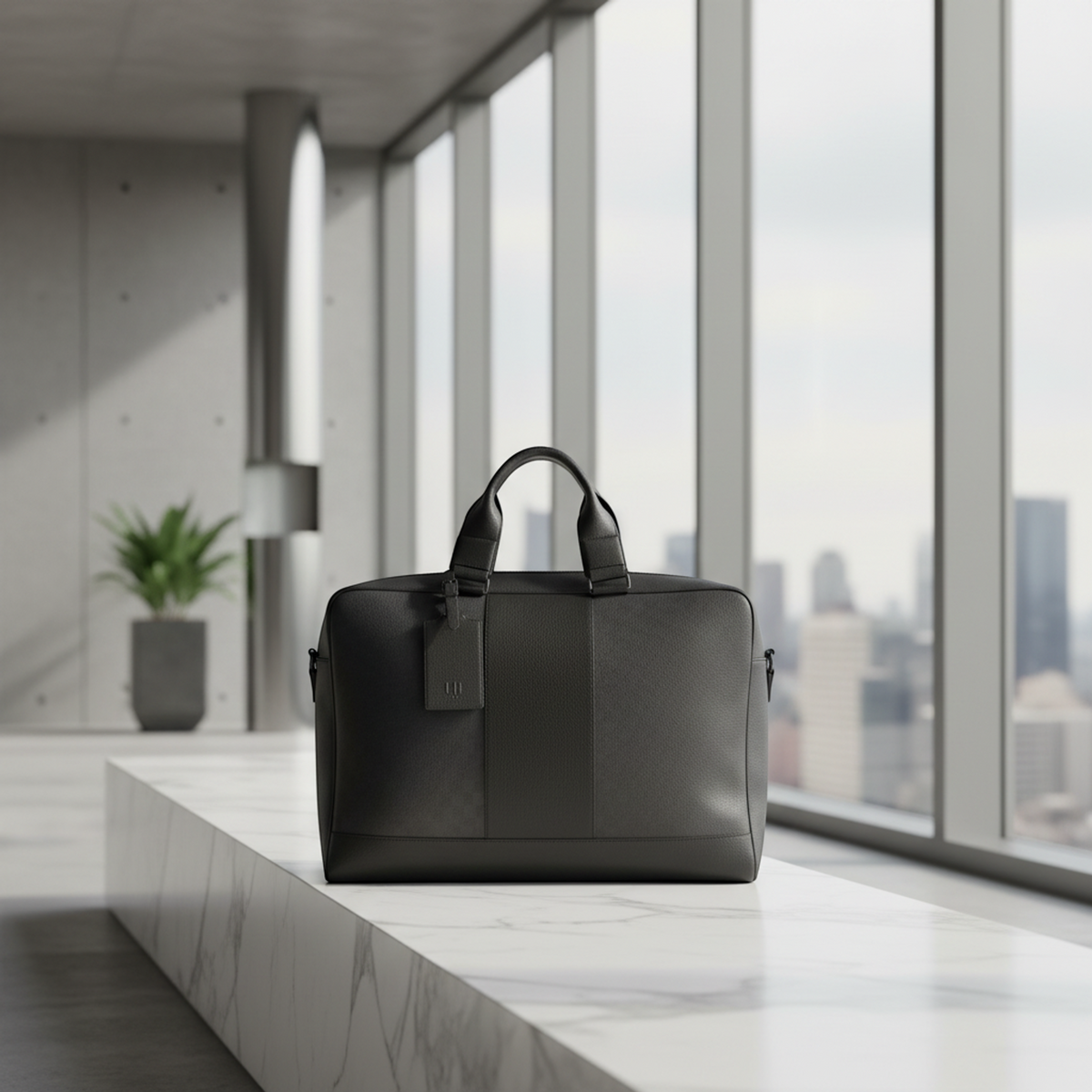 PRE-OWNED Dunhill · Leather Briefcase
