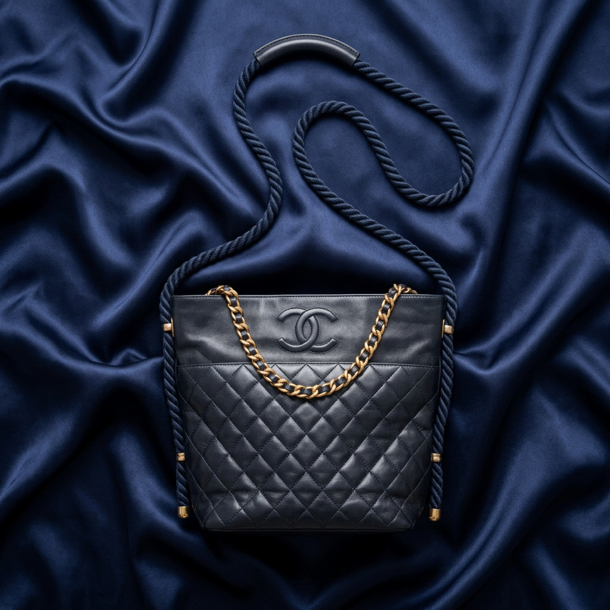 PRE-OWNED Chanel Matelassé · Chain Handle Two-Way
