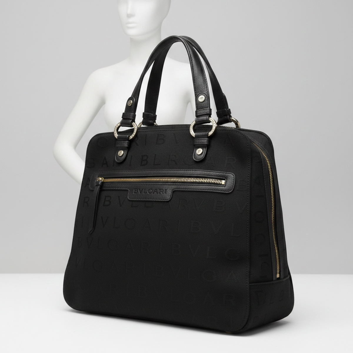 PRE-OWNED Bvlgari Logomania · Canvas & Leather
