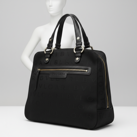 PRE-OWNED Bvlgari Logomania · Canvas & Leather