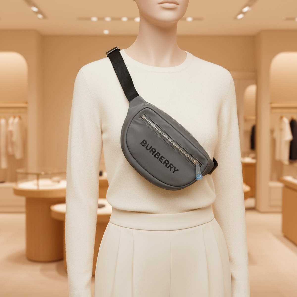 PRE-OWNED Burberry Canon · Nylon Crossbody