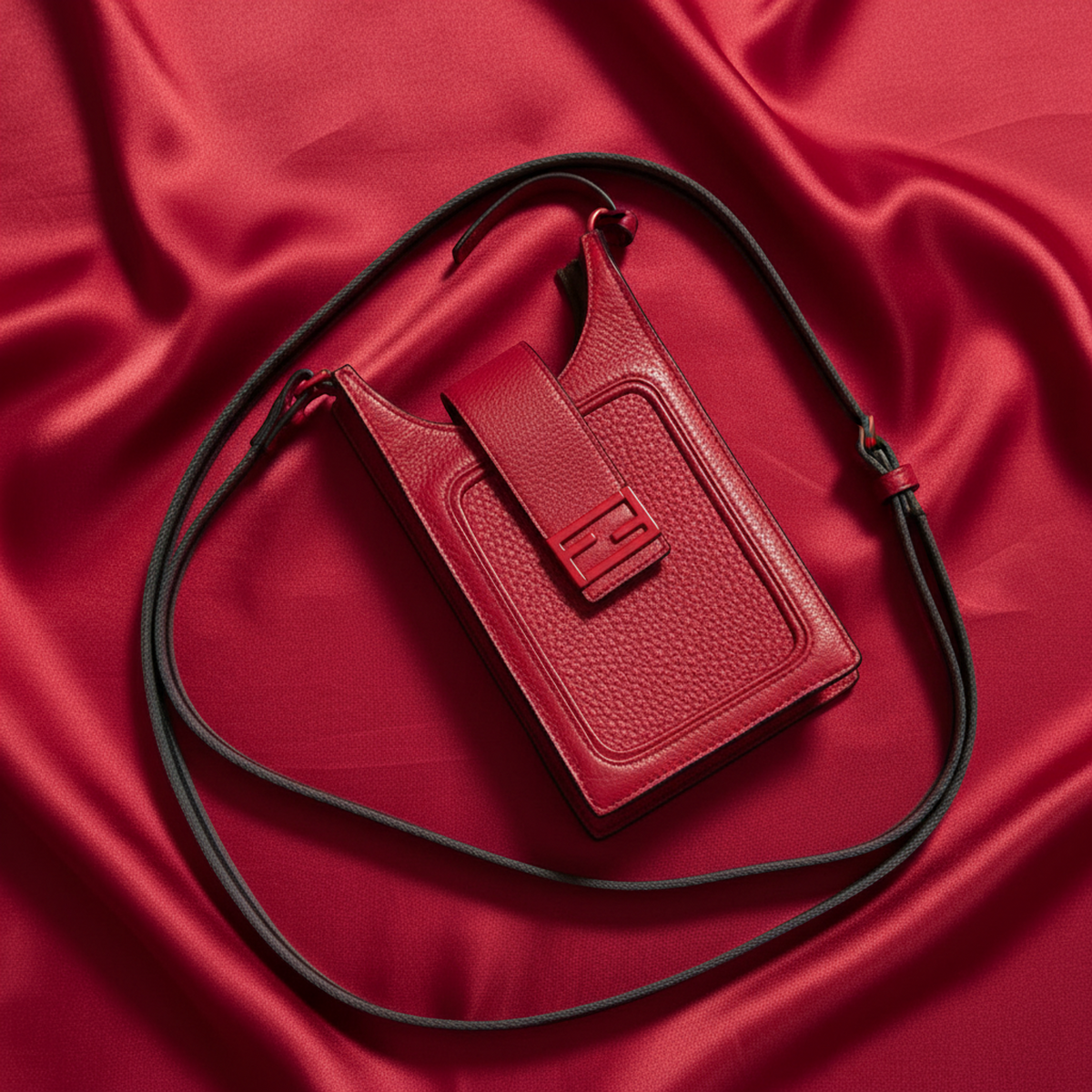 PRE-OWNED Fendi · Smartphone Crossbody · Leather