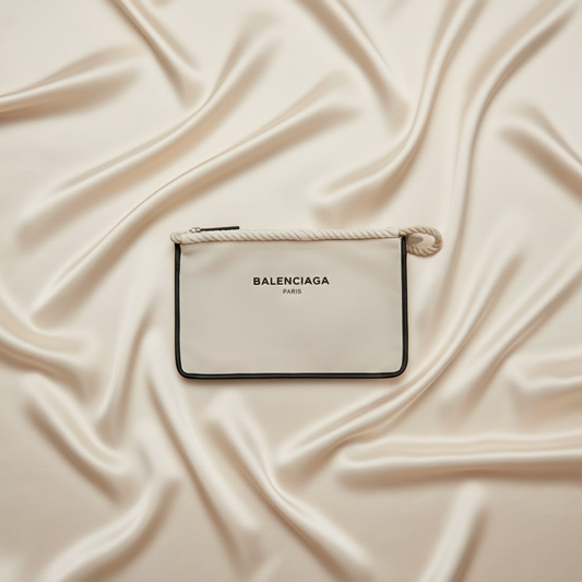 PRE-OWNED Balenciaga · Leather Clutch · Monochrome