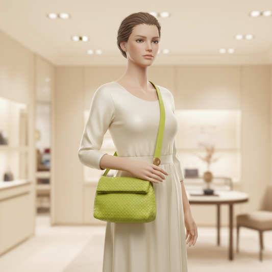 PRE-OWNED Bottega Veneta Intrecciato Fold · Leather