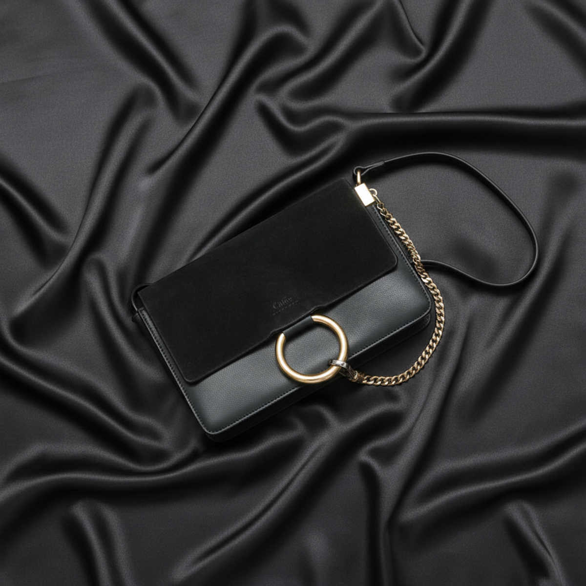 PRE-OWNED Chloé Faye · Suede & Leather