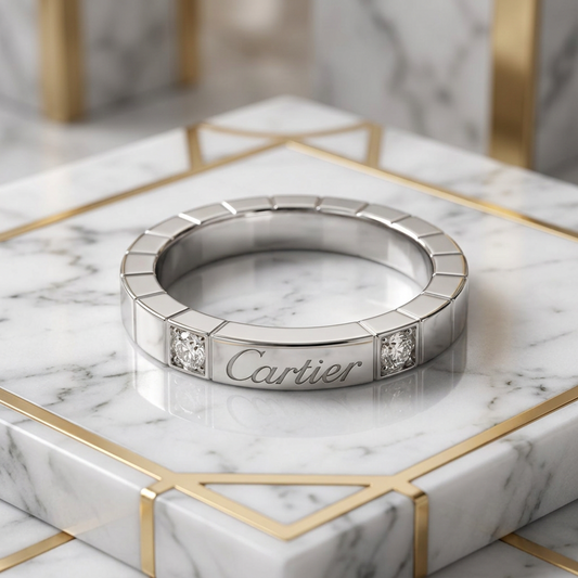 PRE-OWNED Cartier Lanieres Diamond · 18K White Gold