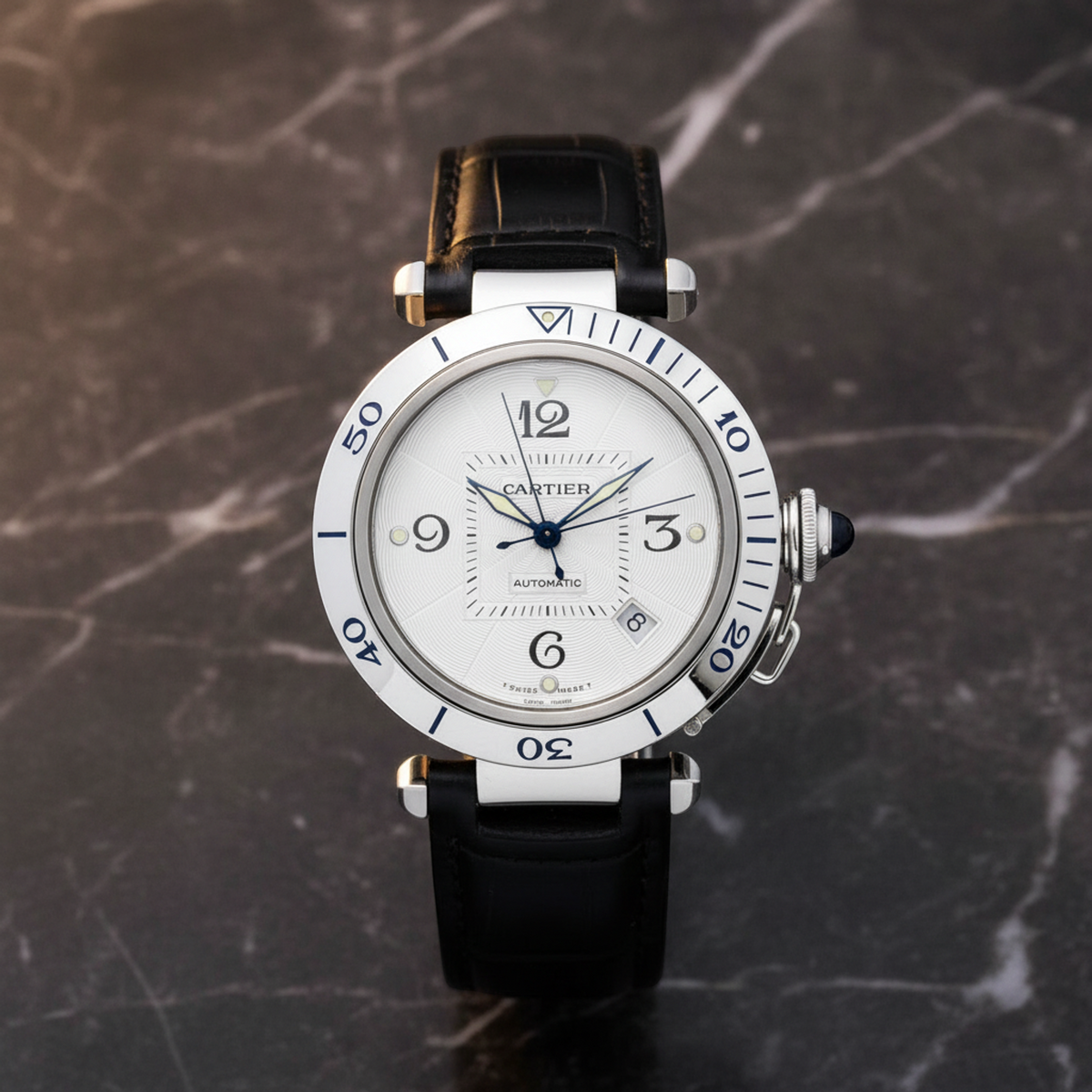 PRE-OWNED Cartier Pasha 38 · Steel · Automatic