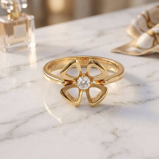 PRE-OWNED Bvlgari Fiorever · Diamond · Rose Gold