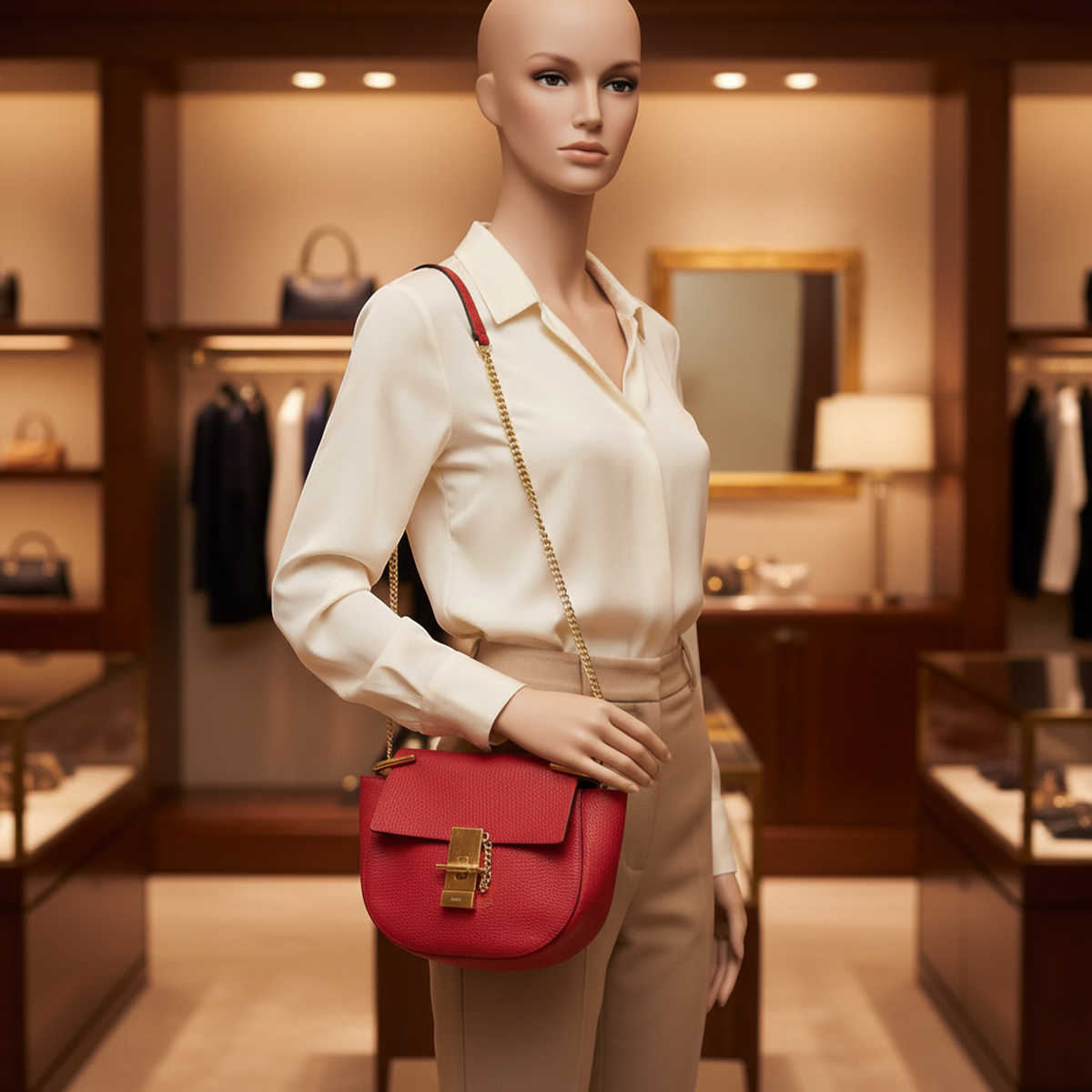 PRE-OWNED Chloé Drew · Leather Shoulder Bag