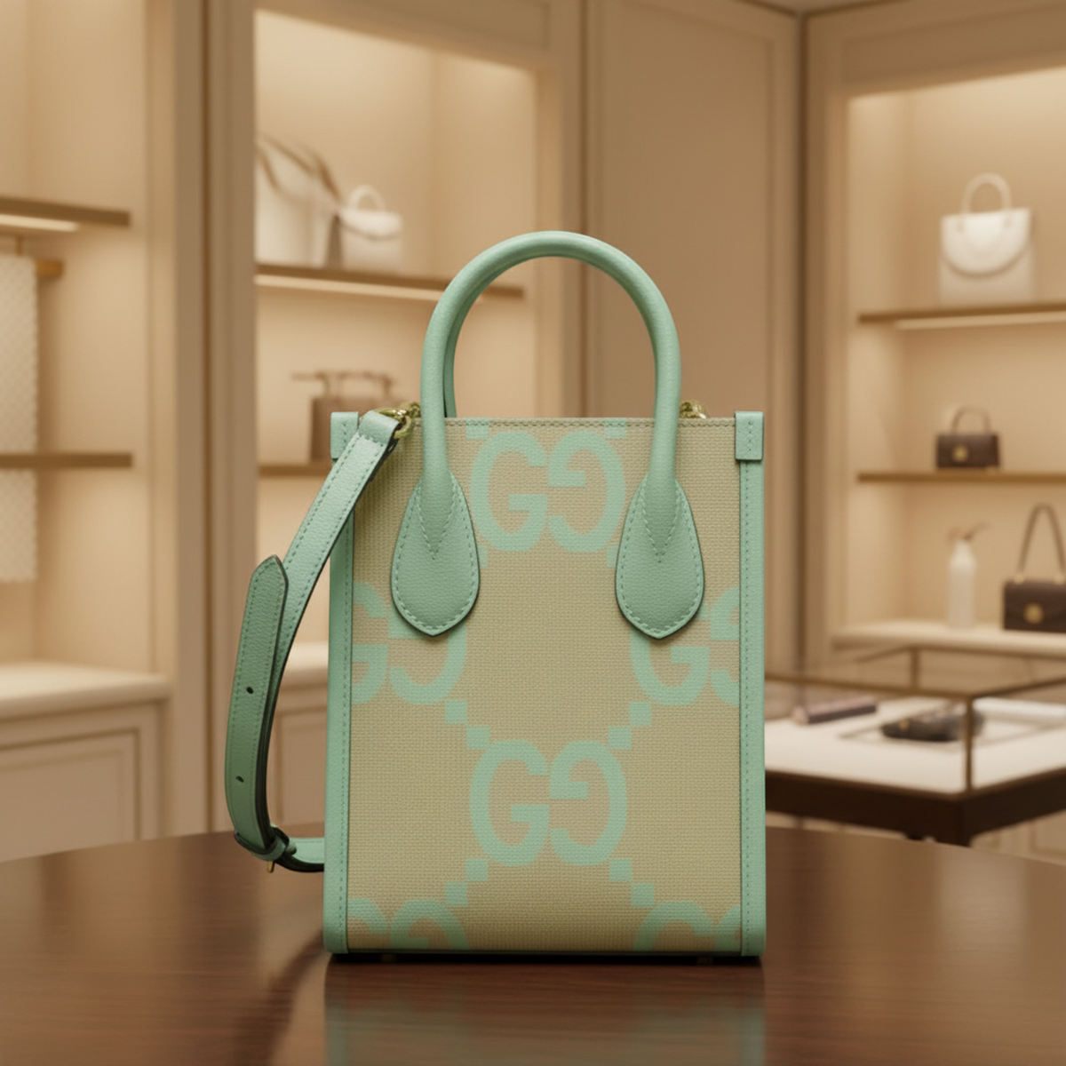 PRE-OWNED Gucci Jumbo GG · Canvas