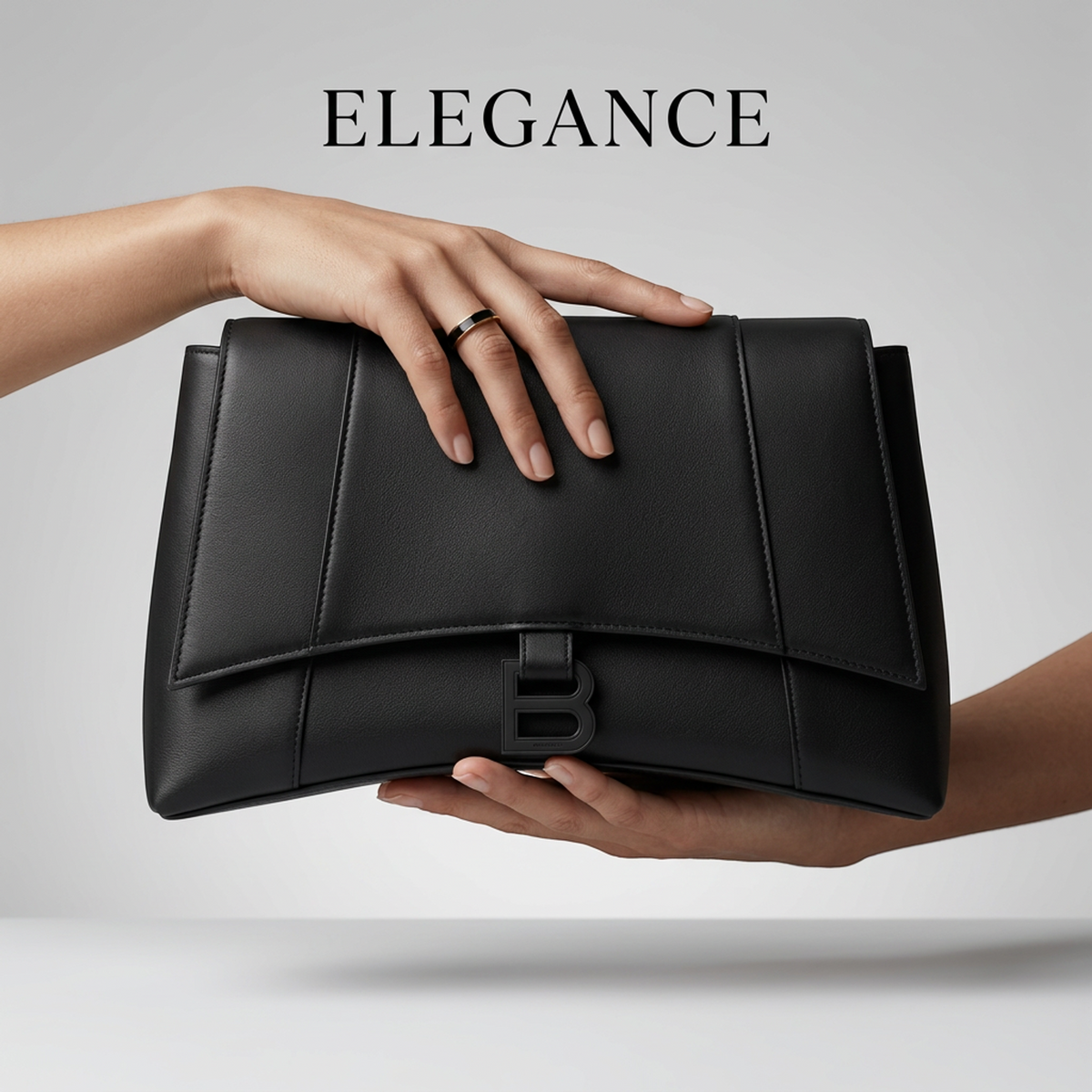 PRE-OWNED Balenciaga Downtown · Leather Shoulder Bag