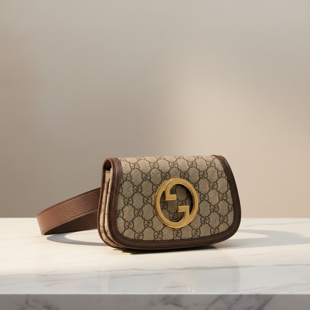 PRE-OWNED Gucci Blondie Belt Bag · GG Supreme