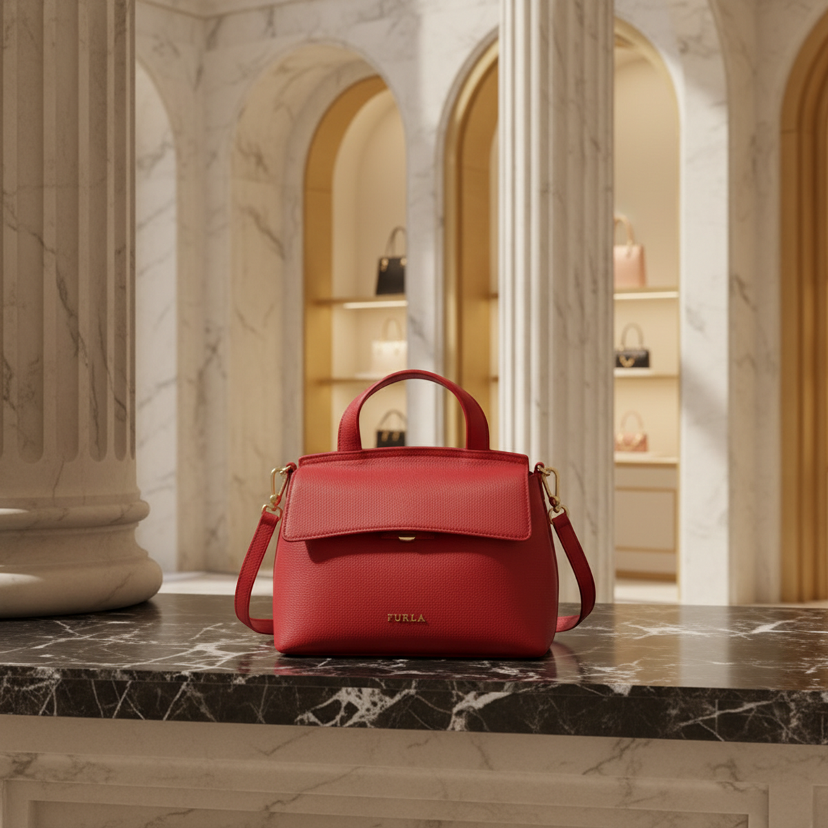 PRE-OWNED Furla Niki · Leather Shoulder Bag