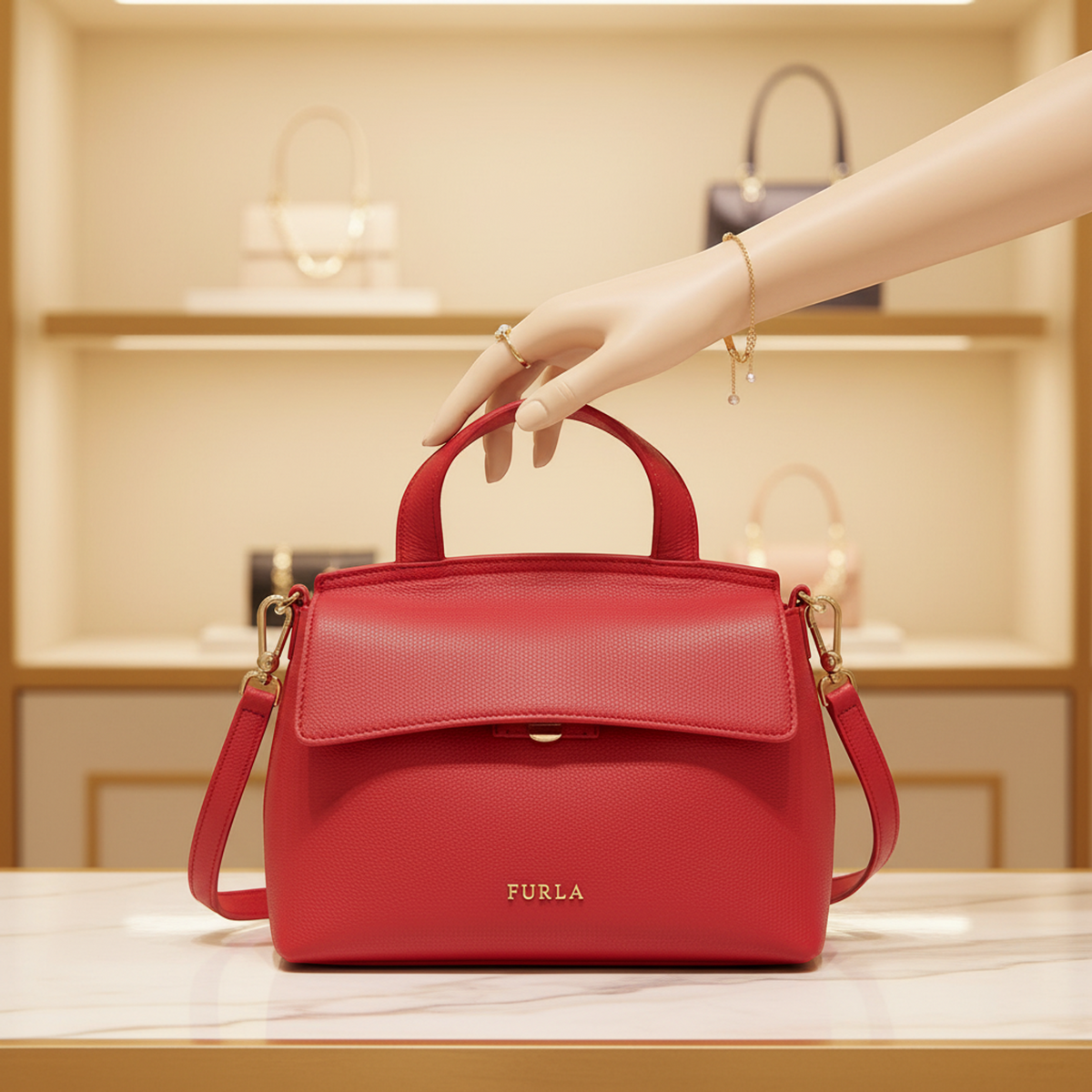 PRE-OWNED Furla Niki · Leather Shoulder Bag