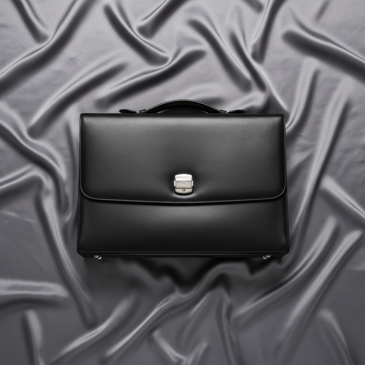 PRE-OWNED Dunhill Mulsanne · Leather Briefcase