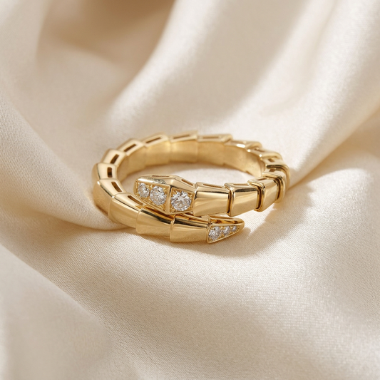 PRE-OWNED Bvlgari Serpenti Viper · Diamond · 18K Yellow Gold