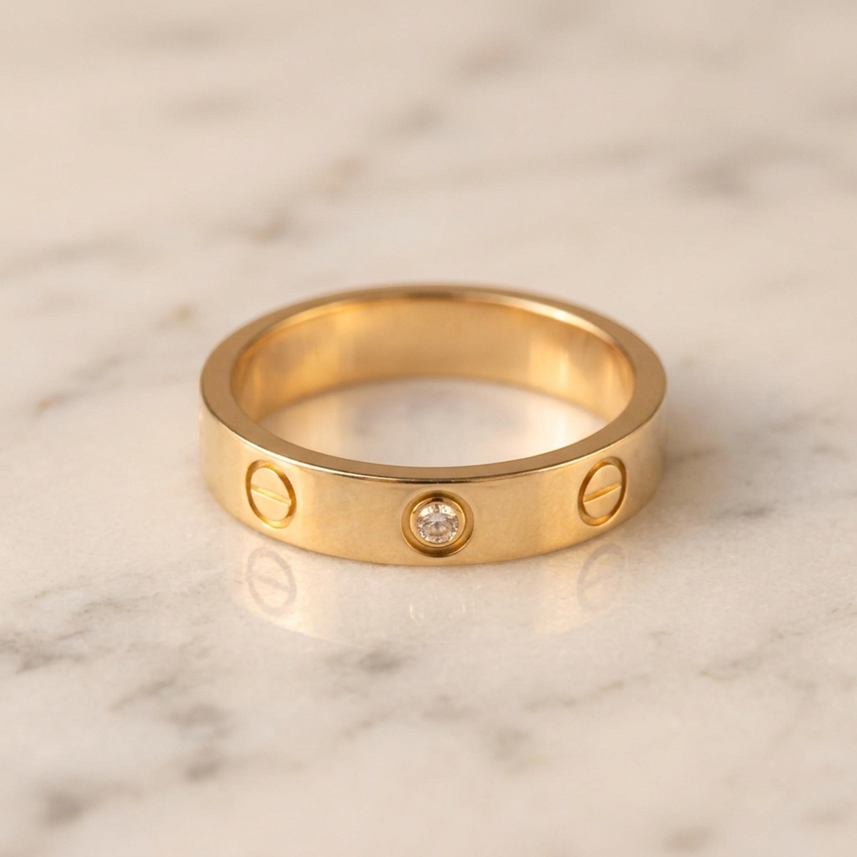 PRE-OWNED Cartier Mini Love · Diamond · Rose Gold