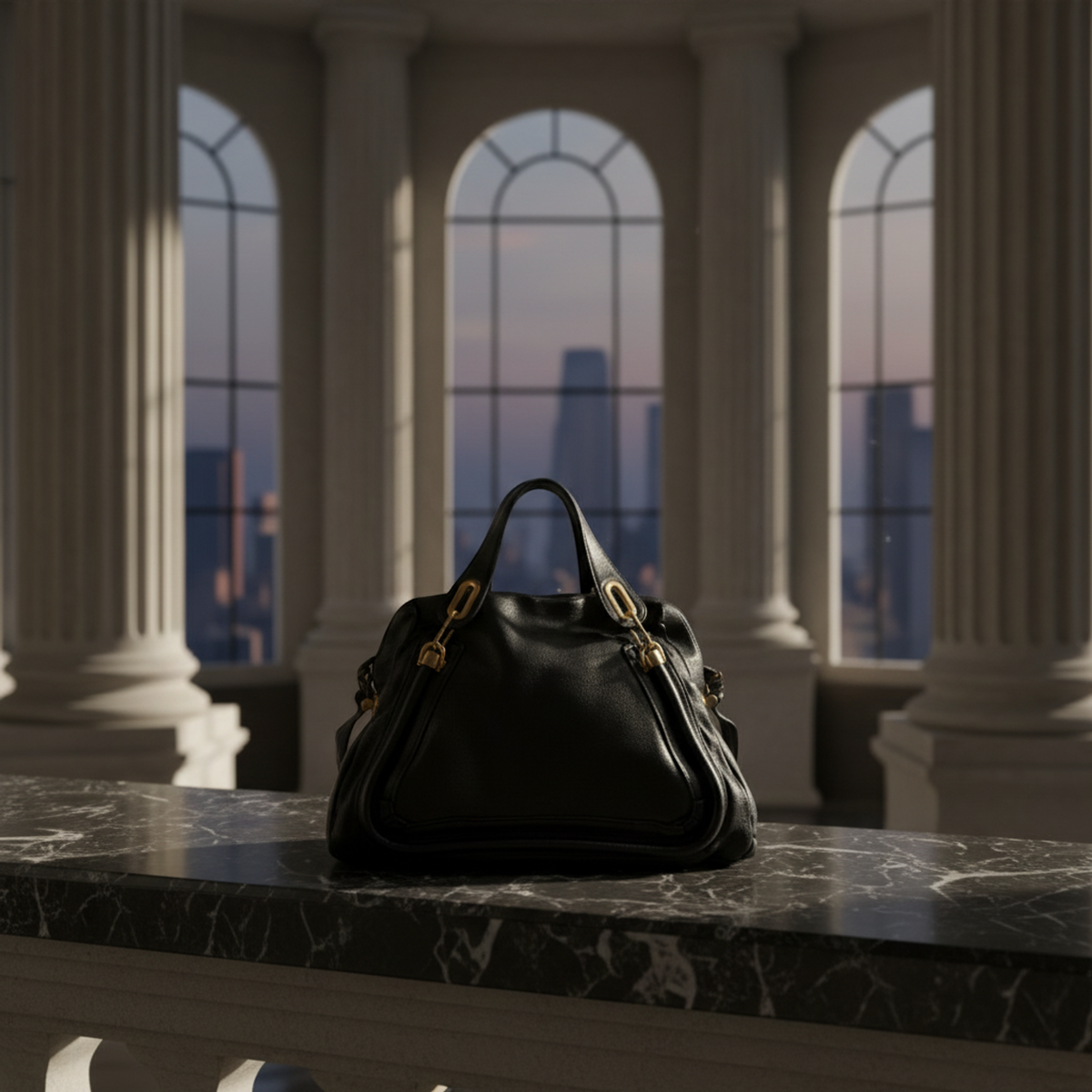 PRE-OWNED Chloé Paraty Large · Leather