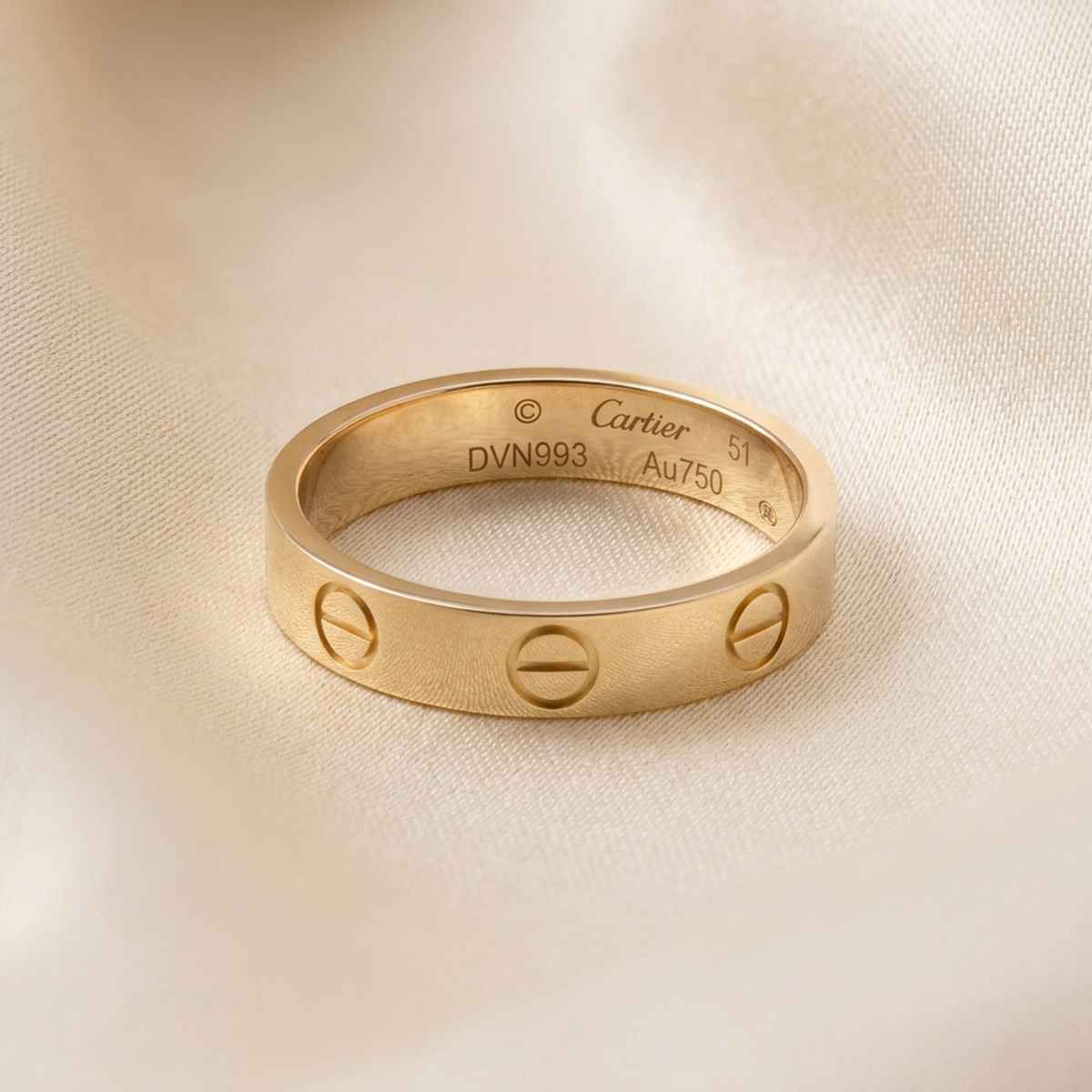 PRE-OWNED Cartier Mini Love · Rose Gold Size 5.75