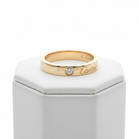 PRE-OWNED Cartier C de Cartier · Diamond · Rose Gold
