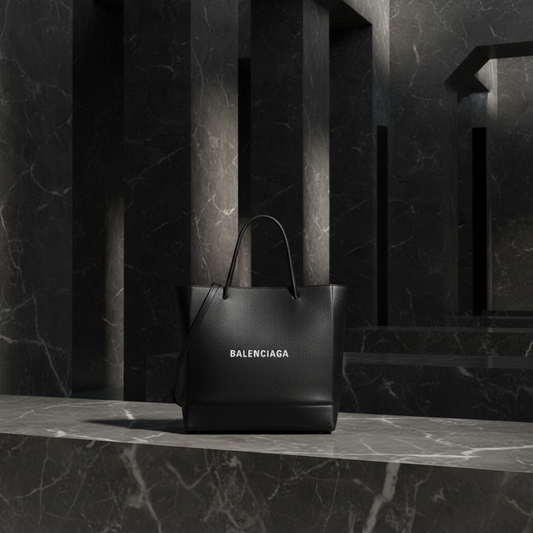 PRE-OWNED Balenciaga Shopping Bag S · Leather Tote