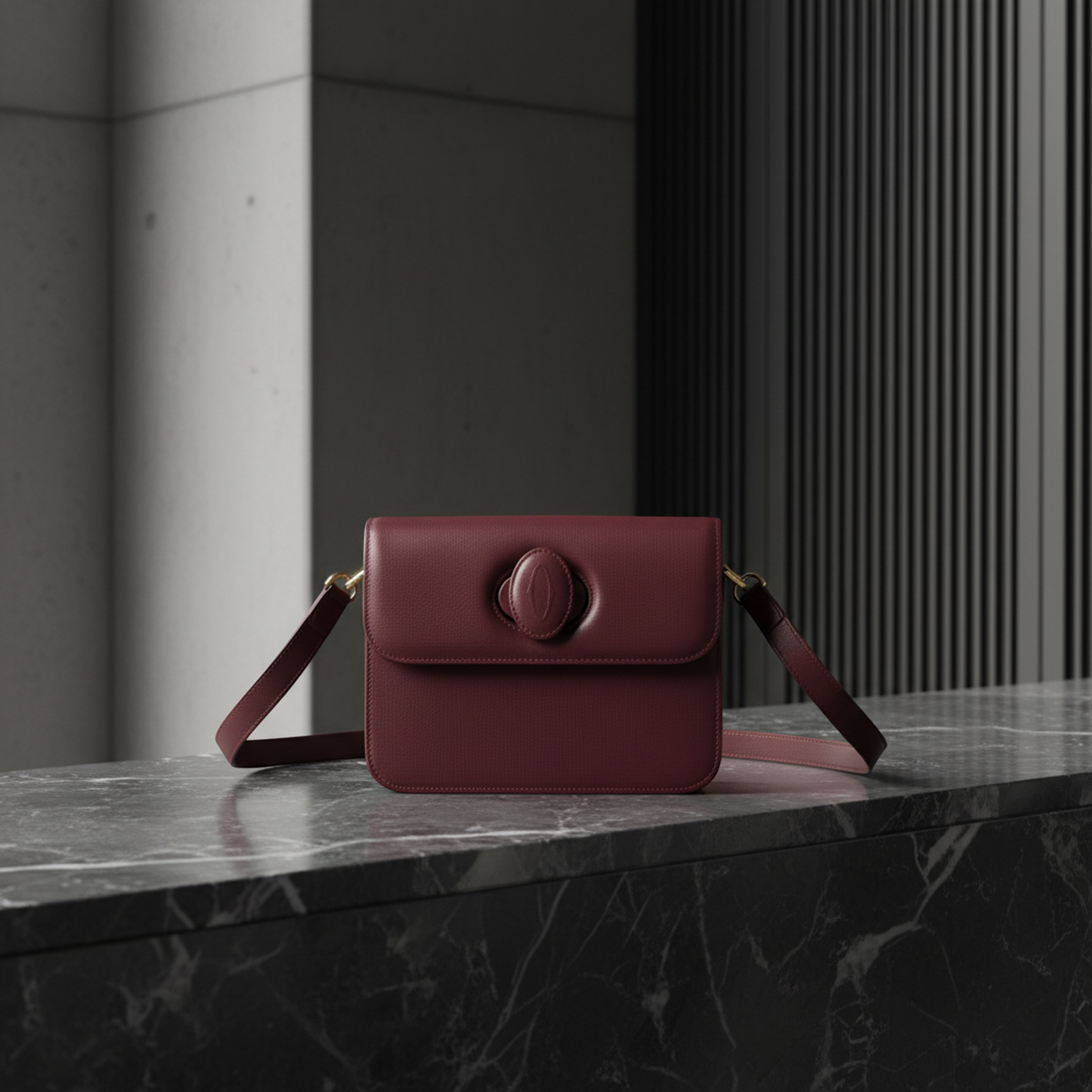 PRE-OWNED Cartier Must · Leather Shoulder Bag