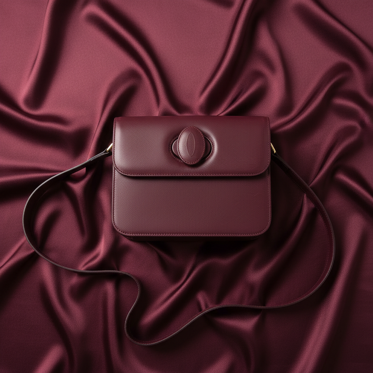 PRE-OWNED Cartier Must · Leather Shoulder Bag