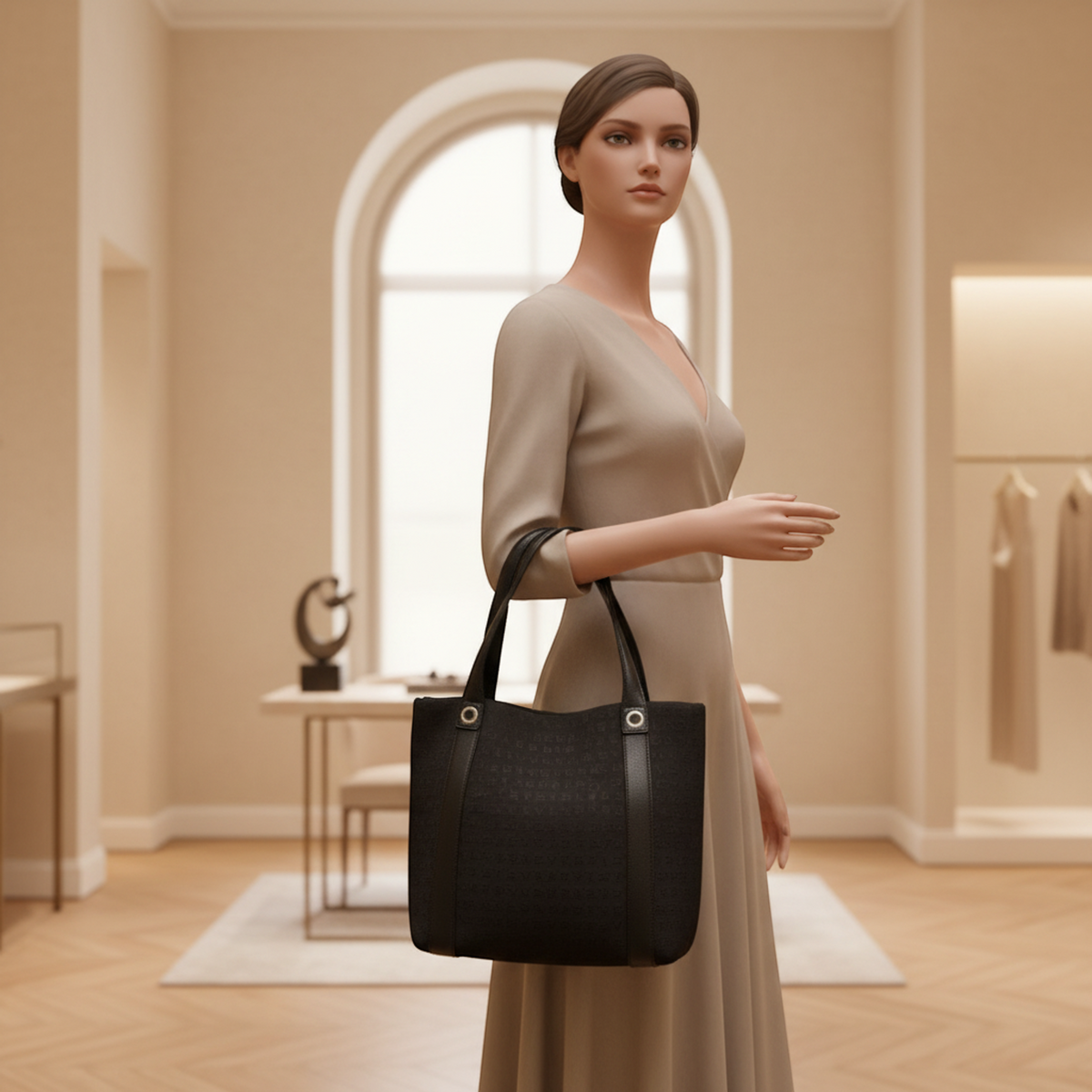 PRE-OWNED Bvlgari Logomania · Canvas Tote