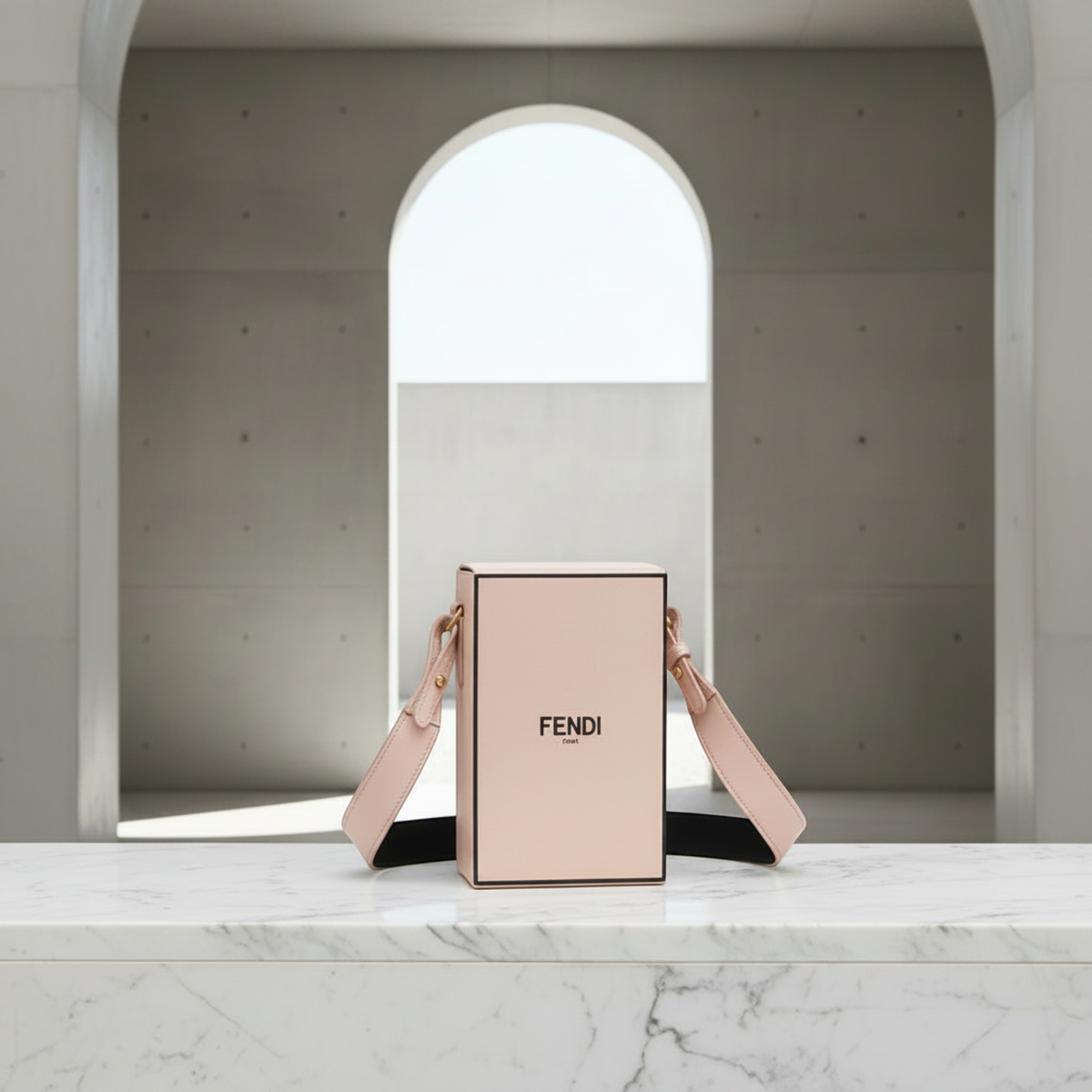 PRE-OWNED Fendi Box · Leather Shoulder Bag