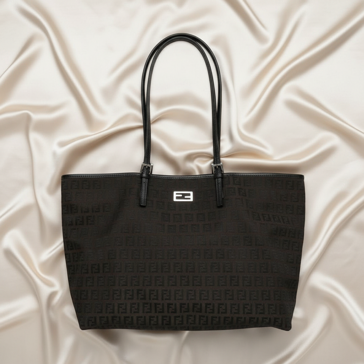 PRE-OWNED Fendi Zucchino · Canvas Tote