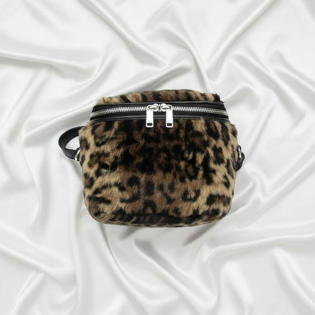 PRE-OWNED Celine Fluffy Box · Leopard Faux Fur