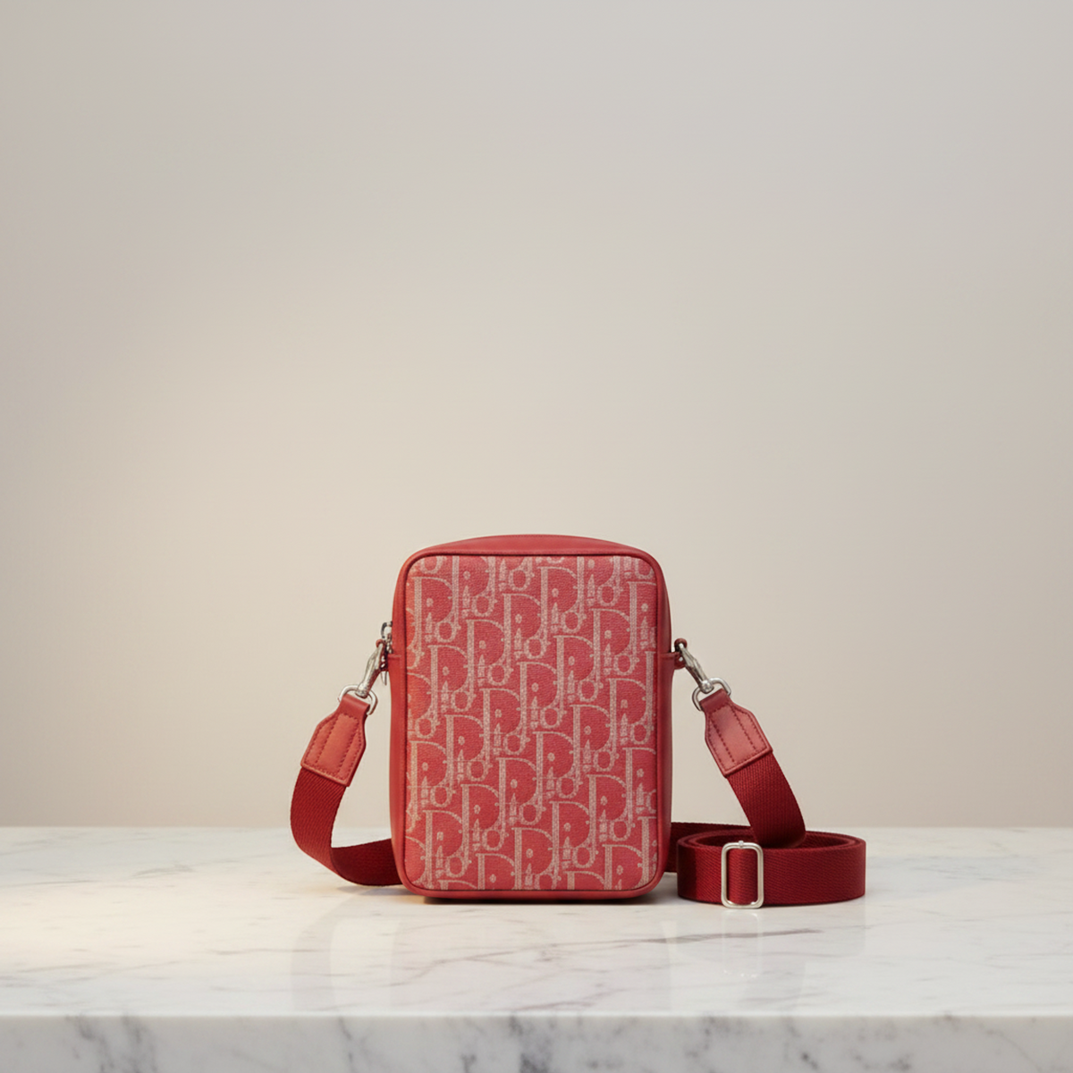 PRE-OWNED Christian Dior Oblique · Leather Shoulder