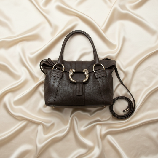 PRE-OWNED Bvlgari Leoni · Leather Shoulder Bag