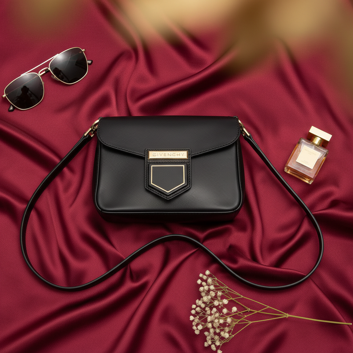 PRE-OWNED Givenchy Nobile · Leather Shoulder Bag