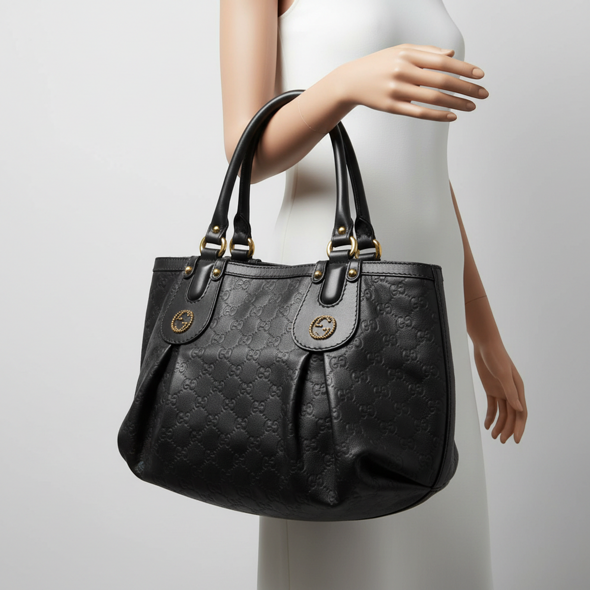 PRE-OWNED Gucci Guccissima Interlocking G · Tote