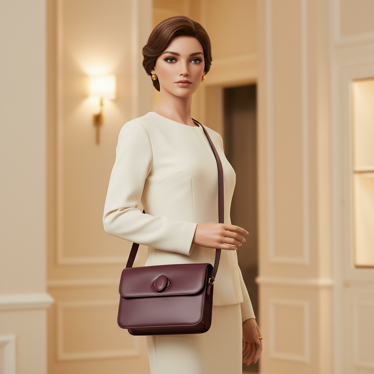 PRE-OWNED Cartier Must Turnlock · Bordeaux Leather